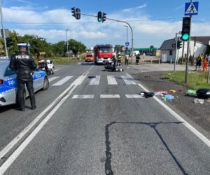 Wypadek na A1 niedaleko Piotrkowa Trybunalskiego