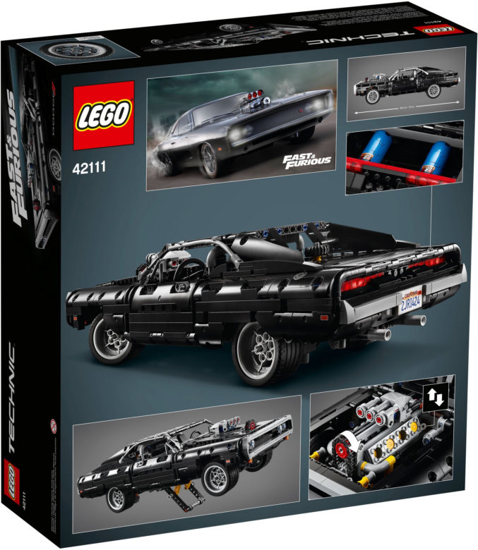 Dodge Charger z filmu Fast And Furious / zestaw LEGO Technic