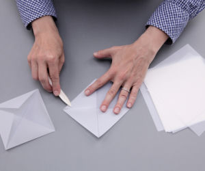 DIY: lampa origami