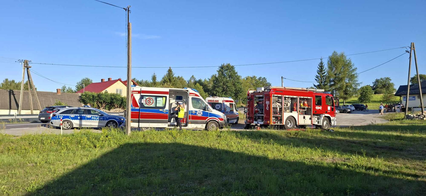 Wypadek w Młynku