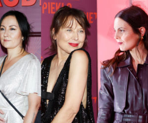 Katarzyna Herman w czarnych cekinach skradła premierę „Piekła kobiet”. Turkot postawiła na skórę, Przybysz na srebro