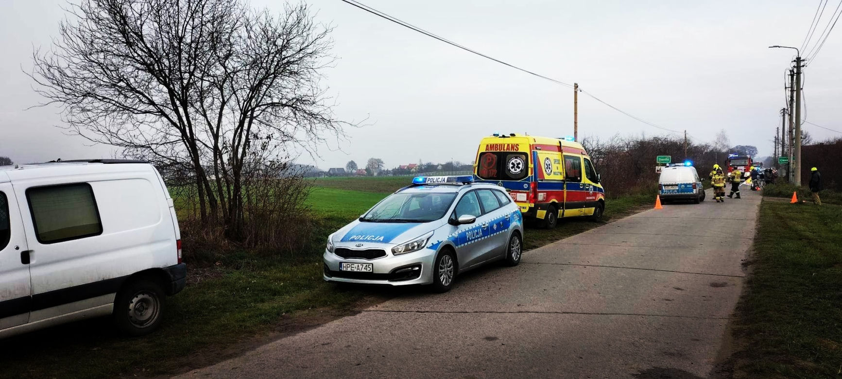 Wypadek obok Sławy