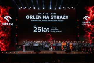 Uroczysta gala na cześć bohaterów. Piękna gala 25-lecia ORLEN na straży