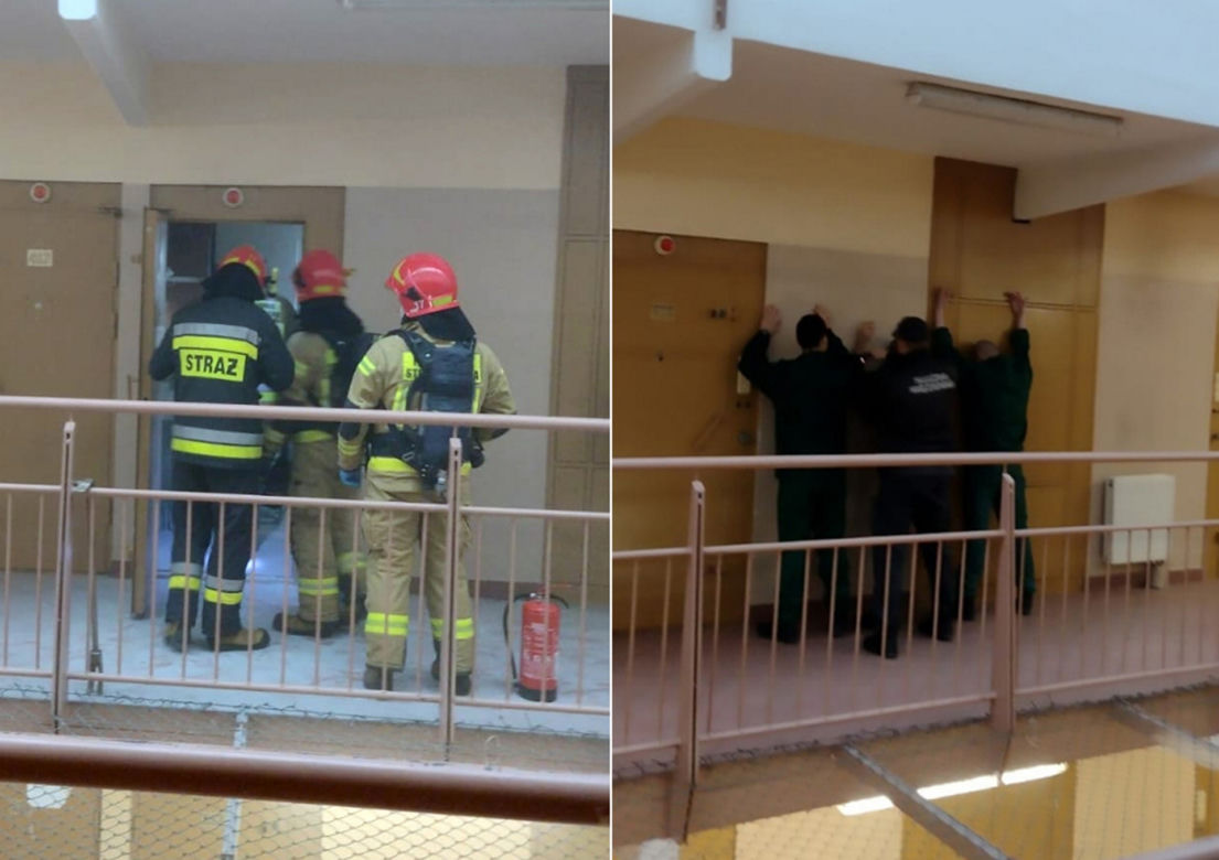 Format: Bunt więźniów i pożar celi. Ćwiczenia w Areszcie Śledczym na Służewcu