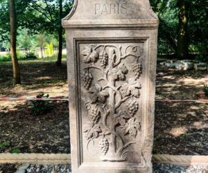 Lapidarium w parku Chopina