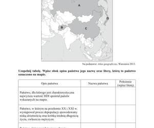 ARKUSZE CKE - Matura geografia - poziom podstawowy i rozszerzony 2019