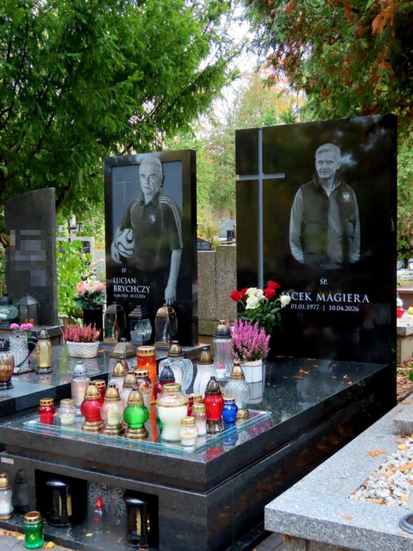 Groby Lucjana Brychczego i Jacka Magiery