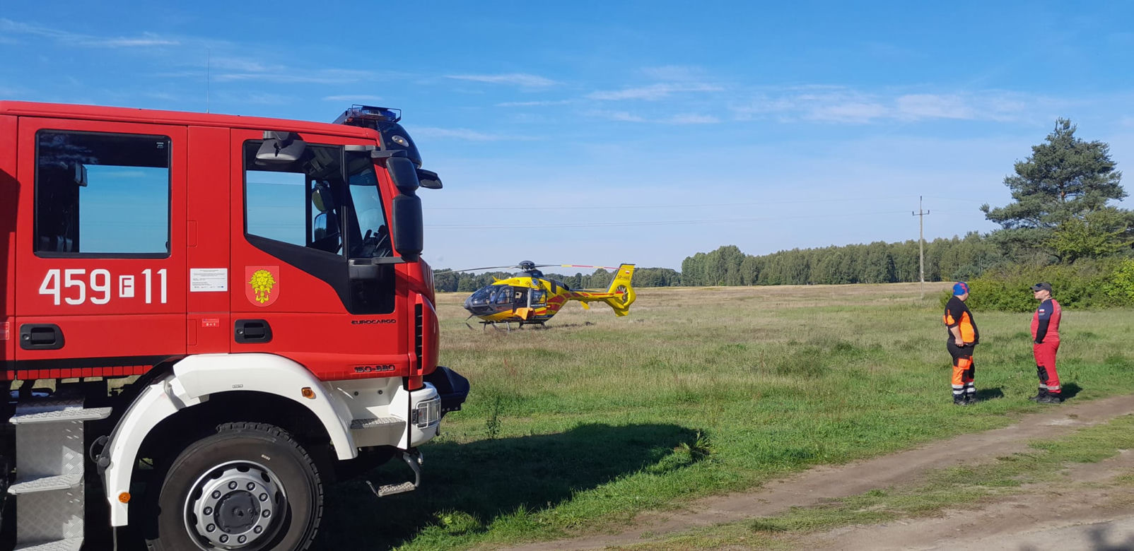 Gareja. Ogromny pożar strawił dom! Małe dziecko i dwoje nastolatków zabrał śmigłowiec 
