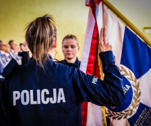 Łódź: Ślubowanie nowych policjantów. Zobacz zdjęcia! [GALERIA]