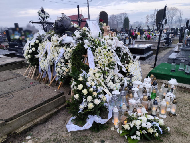 Tak wygląda grób Nikodema Mareckiego dwa dni po pogrzebie