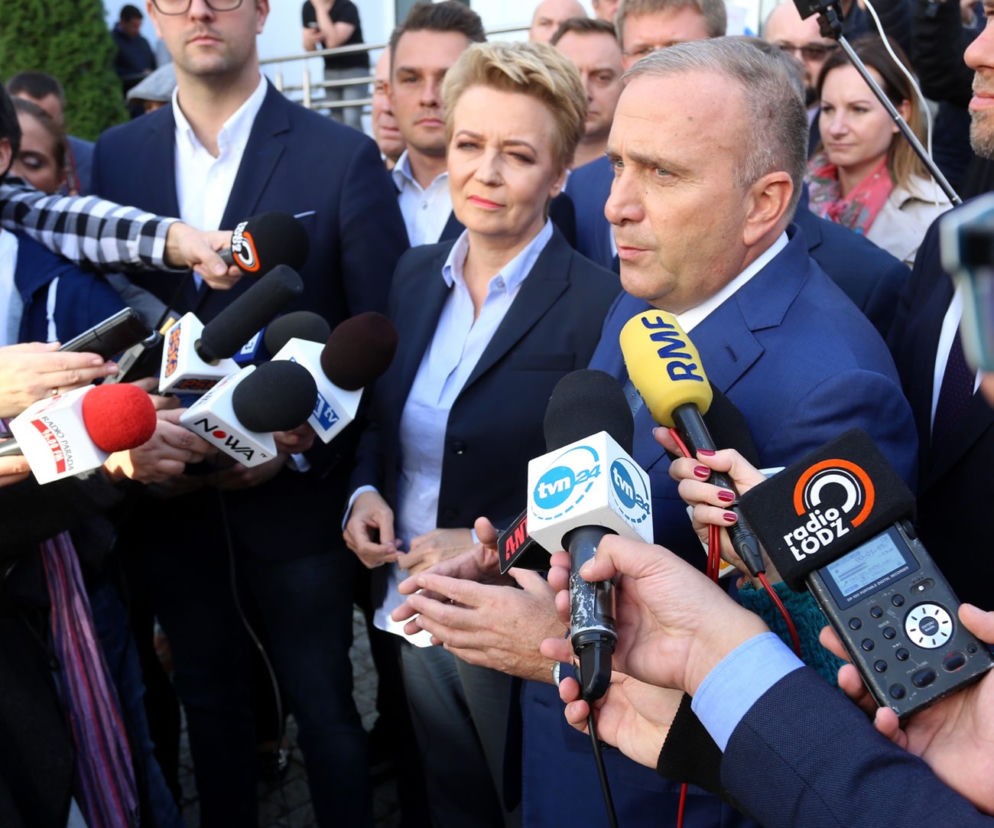 Hanna Zdanowska i Grzegorz Schetyna