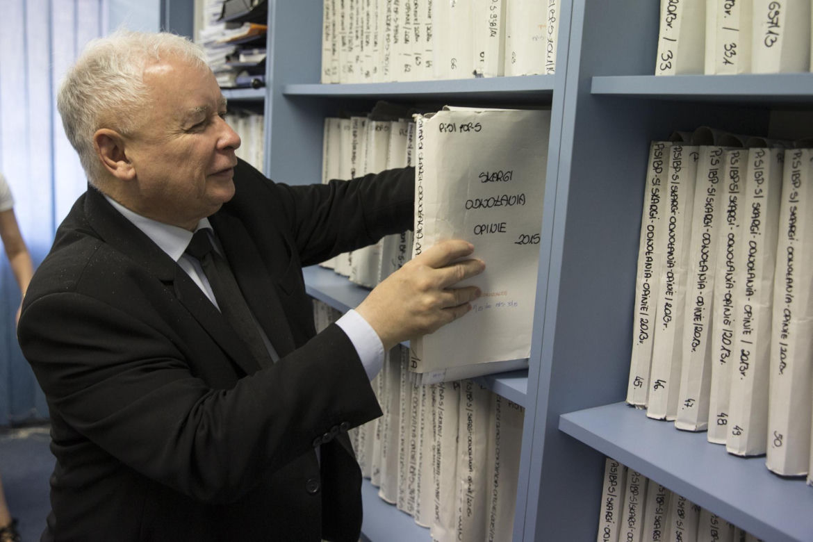 Tak wygląda gabinet Jarosława Kaczyńskiego