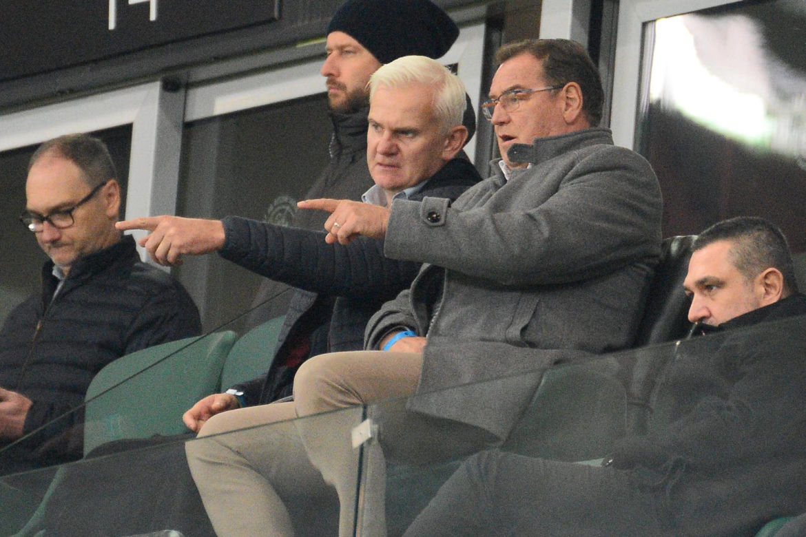 Jan Urban i Jacek Magiera przyłapani na Legii