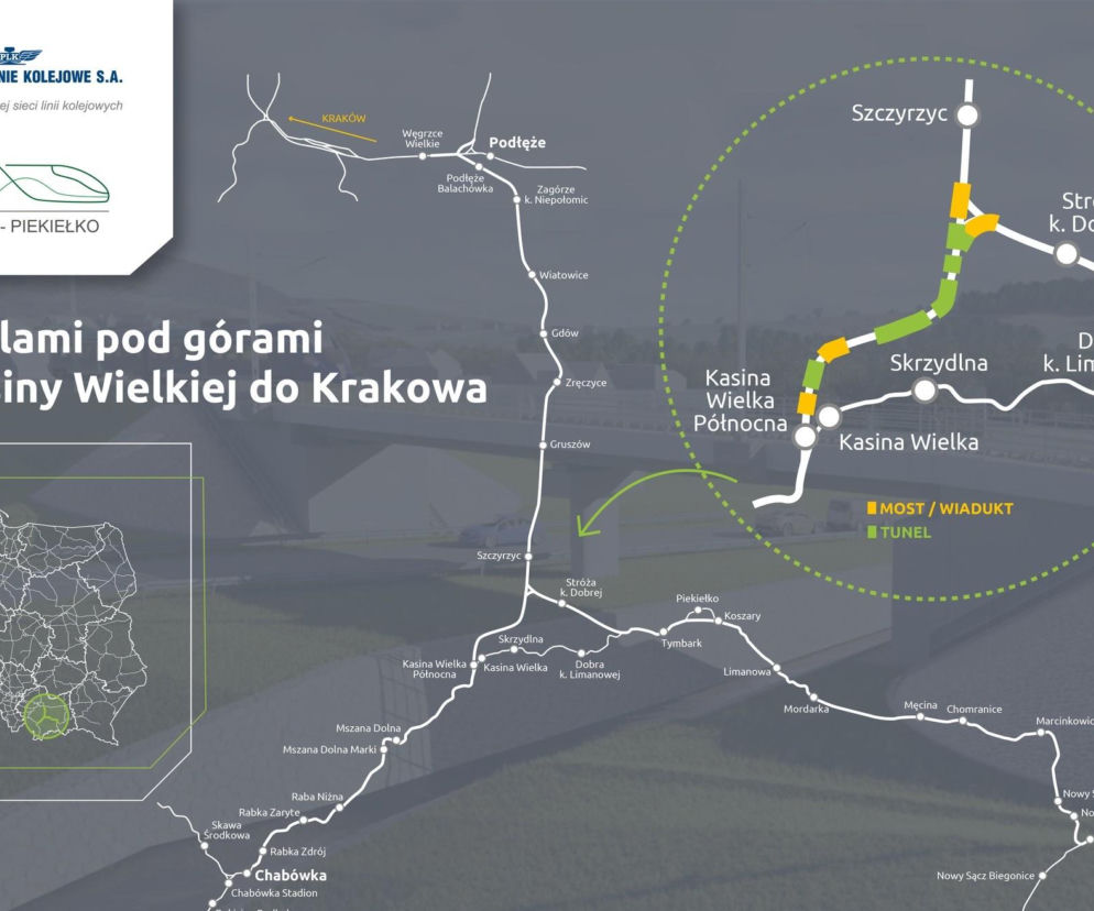  Jest kolejny ważny przetarg. Powstanie 6 tuneli i gigantyczna estakada 