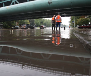 Ulewa nad Warszawą