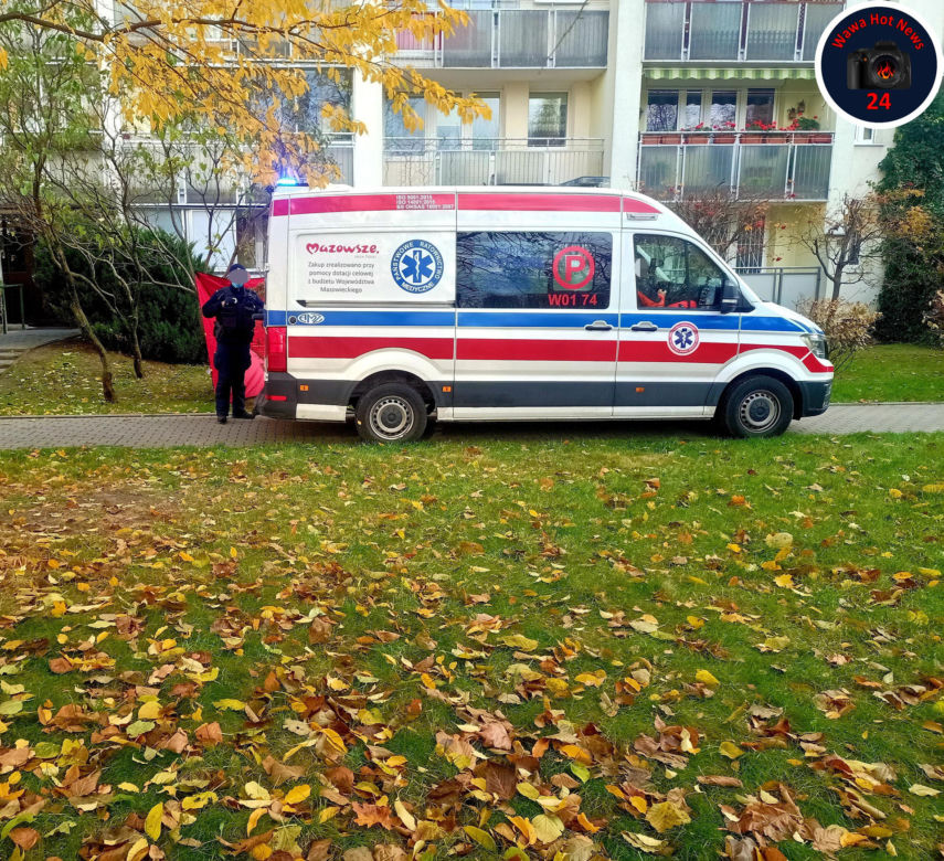 Makabra na Ursynowie. Mężczyzna wyleciał z 11 piętra 