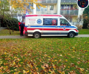 Makabra na Ursynowie. Mężczyzna wyleciał z 11 piętra 