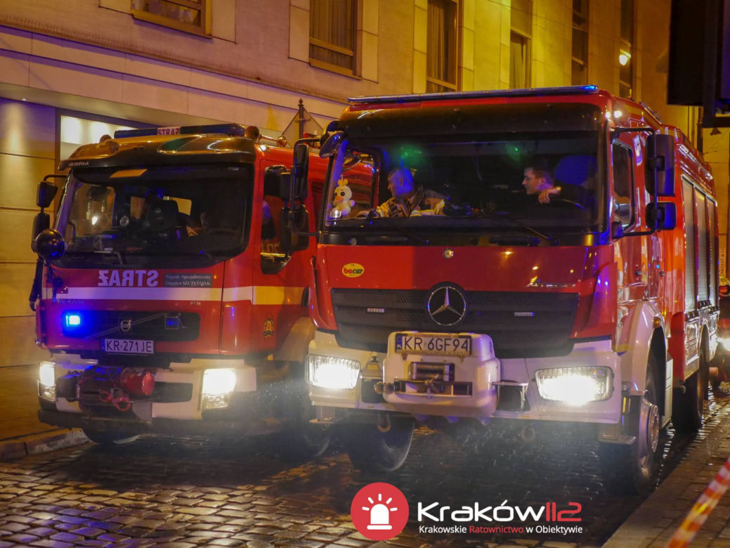 Groźny pożar w budynku Filharmonii Krakowskiej