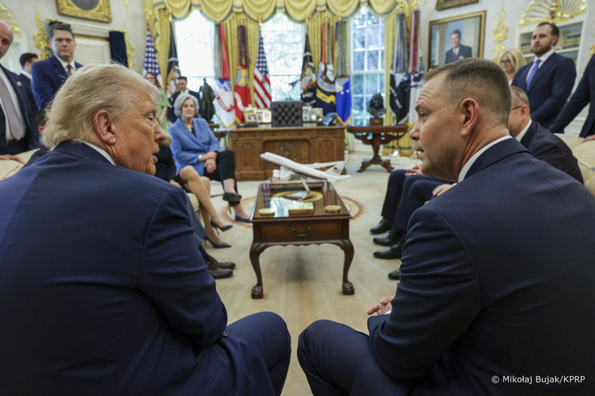 Spotkanie Donalda Trumpa z Karolem Nawrockim