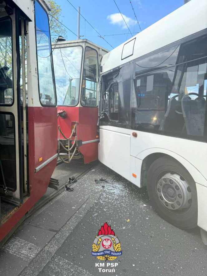 Dwa wypadki na Szosie Chełmińskiej w Toruniu