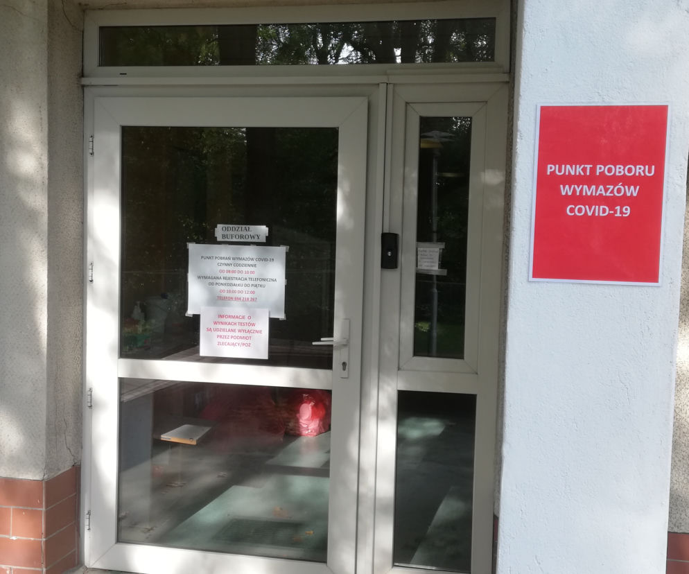 W trzebnickim szpitalu funkcjonuje oddział COVID-owy oraz punkt poboru wymazów