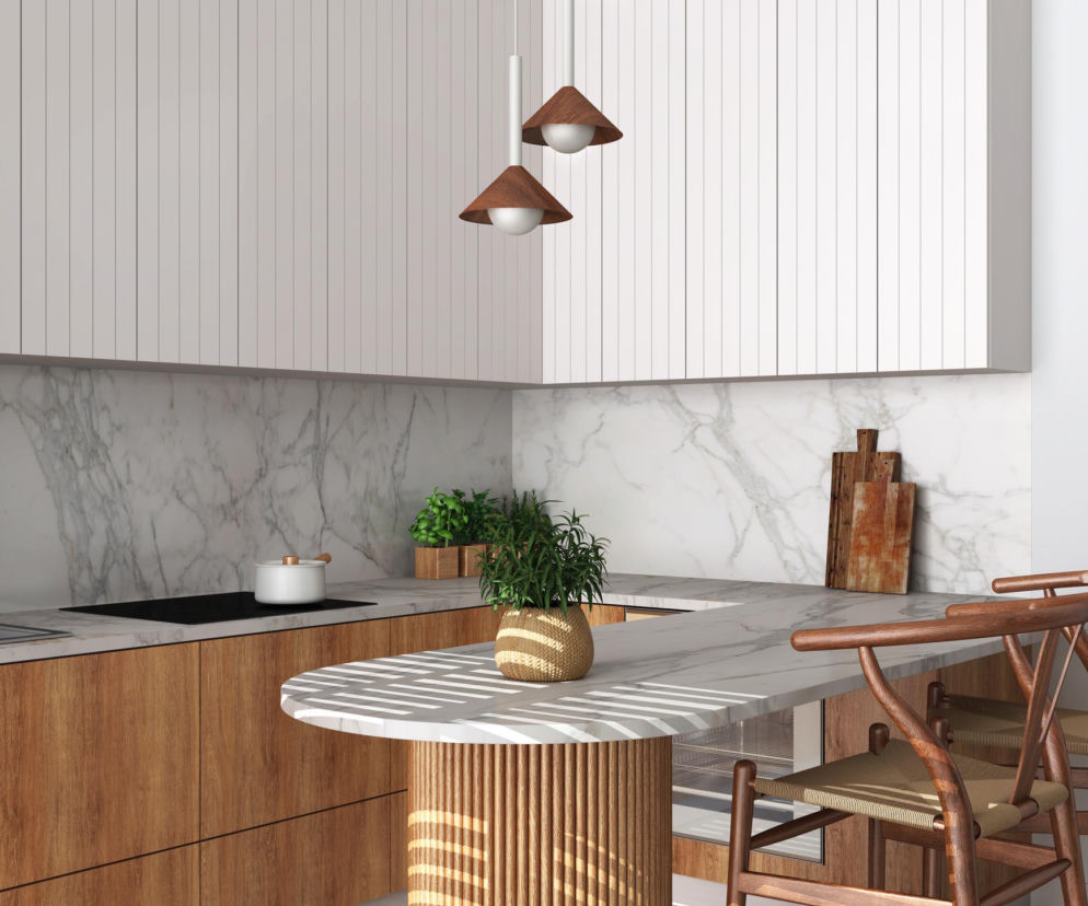 Kuchnia w stylu japandi na 34 sposoby! Minimalistyczna i ciepła jednocześnie