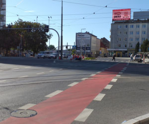 Rowerem będziemy mogli przejechać całe skrzyżowanie pod Katerdą