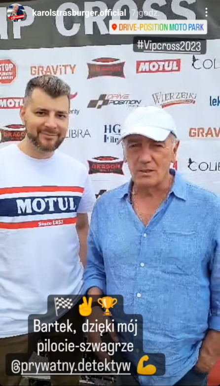  Karol Strasburger pochwalił się szwagrem