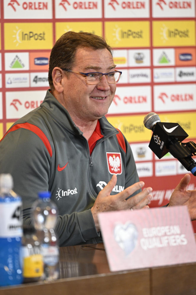 Ostatni trening kadry przed Polska - Albania