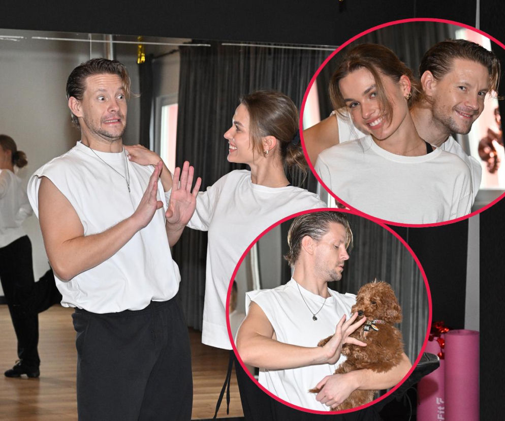 Sebastian Fabijański na probach do Tańca z Gwiazdami