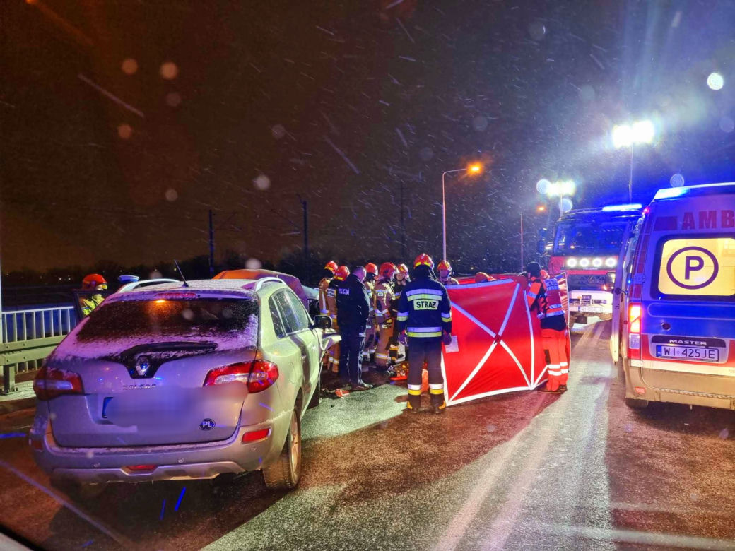Koszmarny wypadek na moście Gdańskim
