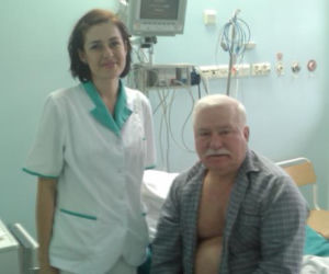 Lech Wałęsa w szpitalu 