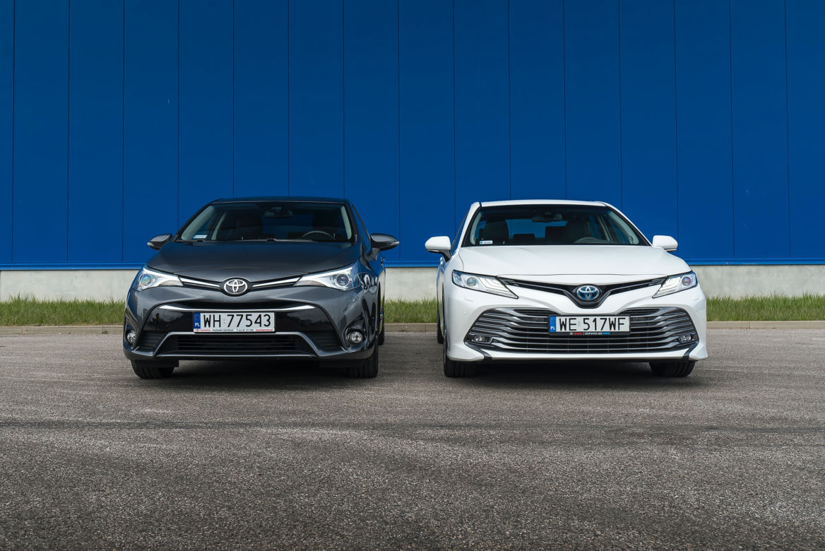 Toyota Avensis 2.0 Valvematic 152 KM 6MT Premium & Toyota Camry 2.5 Hybrid 218 KM e-CVT Executive + VIP