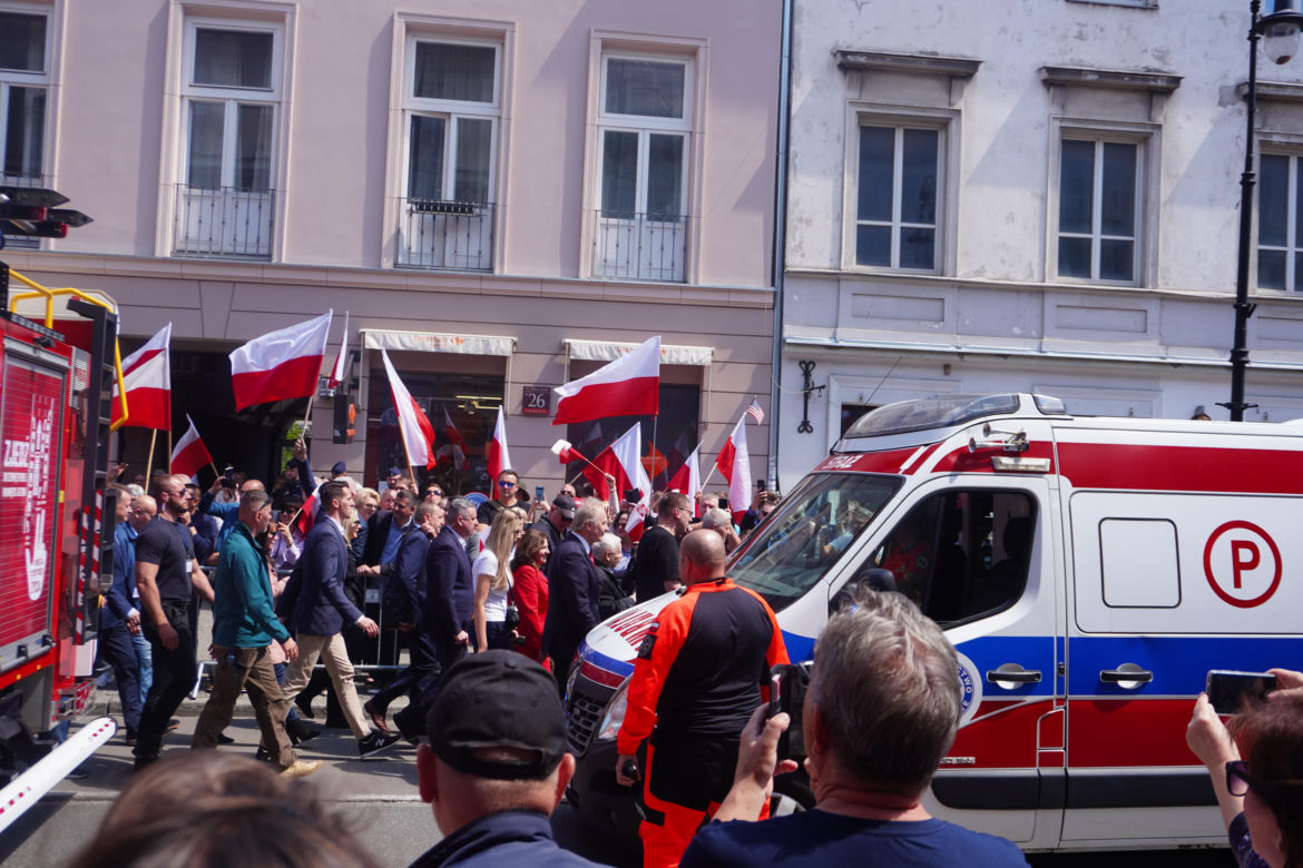"Wielki marsz za Polską" Karola Nawrockiego 25.05.2025