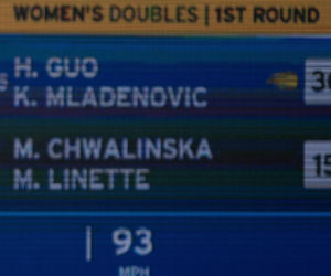 Maja Chwalińska i Magda Linette