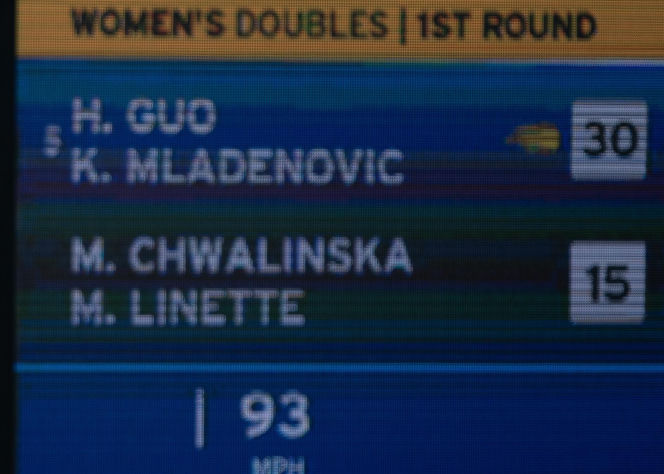 Maja Chwalińska i Magda Linette