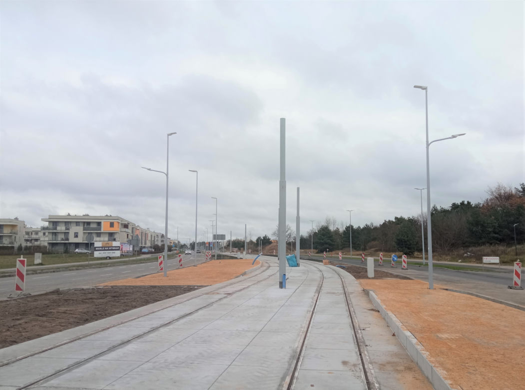 Postępy w budowie linii tramwajowej na Jar. Zdjęcia z placu budowy