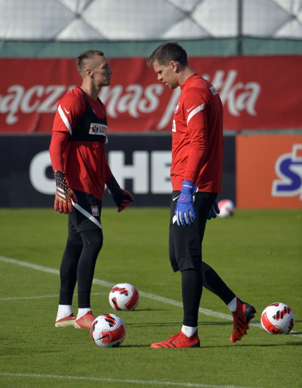 Trening reprezentacji na stadionie Legii