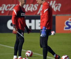 Trening reprezentacji na stadionie Legii