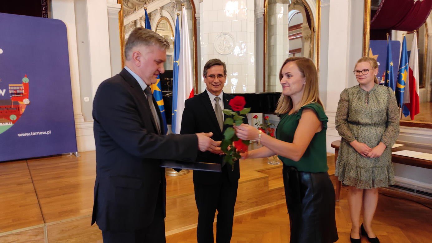 Spotkanie z tarnowskimi paraolimpijczykami w Sali Lustrzanej