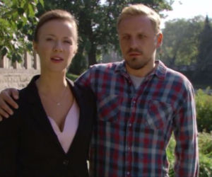 O mnie się nie martw 5 sezon odc 5 Krzysiek (Paweł Domagała) Marta (Katarzyna Andukowicz)