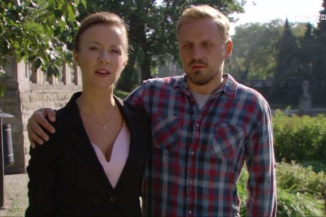 O mnie się nie martw 5 sezon odc 5 Krzysiek (Paweł Domagała) Marta (Katarzyna Andukowicz)
