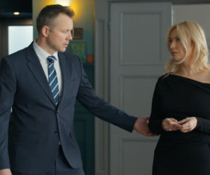 Barwy szczęścia odc. 3418. Karolina (Marta Dąbrowska), Bruno (Lesław Żurek)