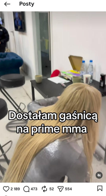 Marianna Schreiber dostała w twarz z gaśnicy! "Ledwo żyję"