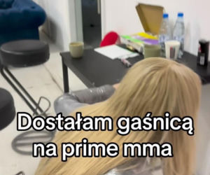 Marianna Schreiber dostała w twarz z gaśnicy! Ledwo żyję