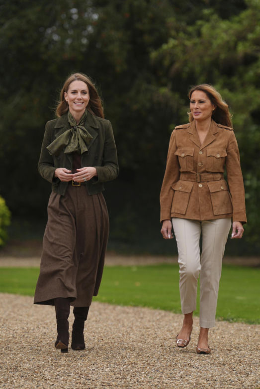 Pierwsza Dama USA w Windsorze spotkała się z królową Kamilą i księżną Kate