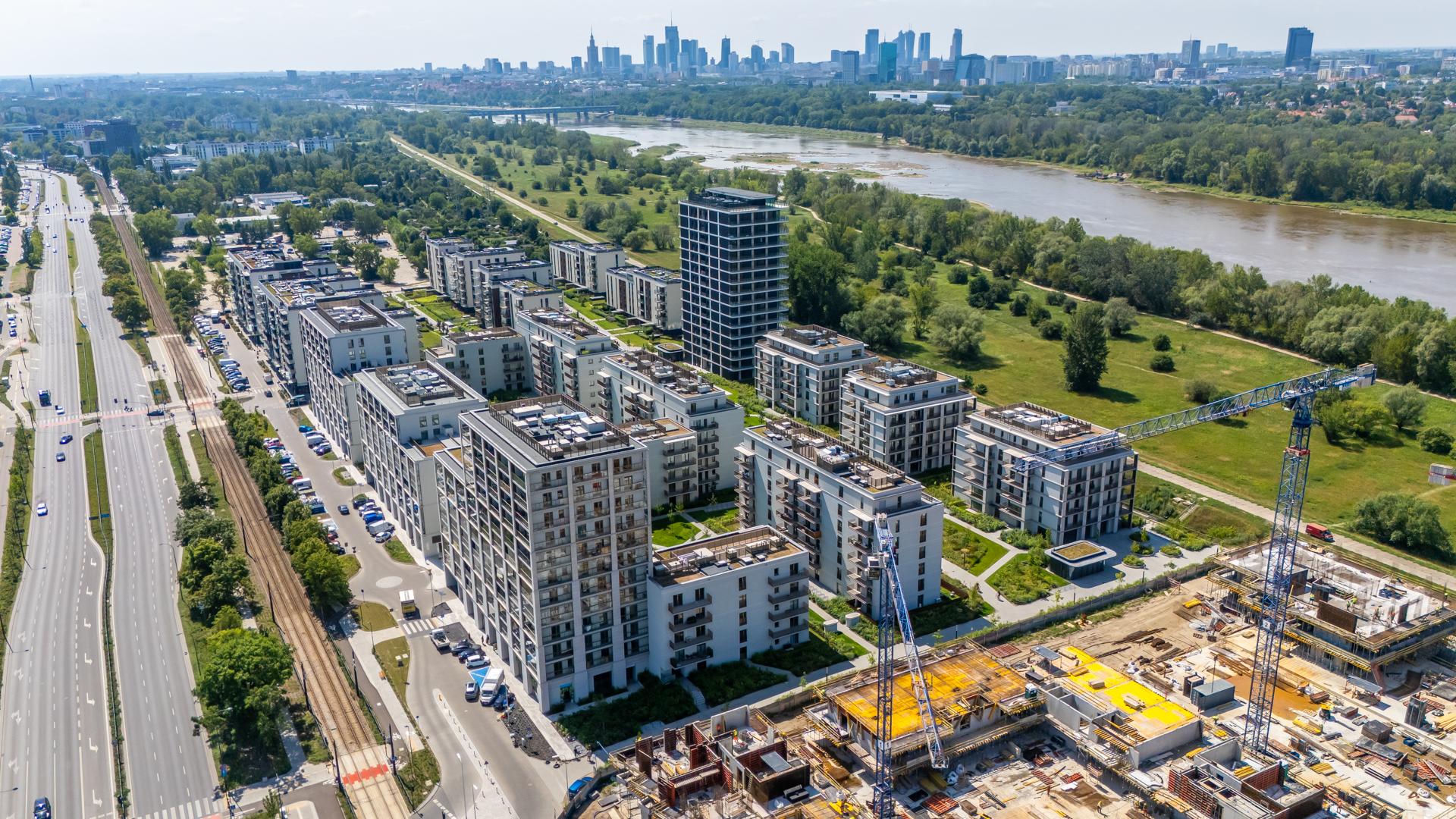 Bulwary Praskie przy ul. Jagiellońskiej w Warszawie