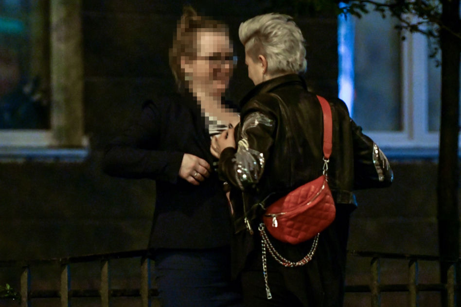 Magda Narożna z koleżanką