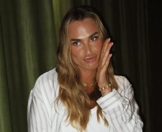 Aryna Sabalenka i jej twarz z bliska