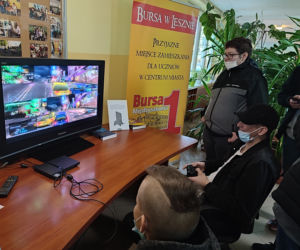 Wystawa retro komputerów w Bursie Międzyszkolnej w Lesznie